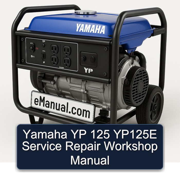 Yamaha YP 125 YP125E Service Repair Workshop Manual