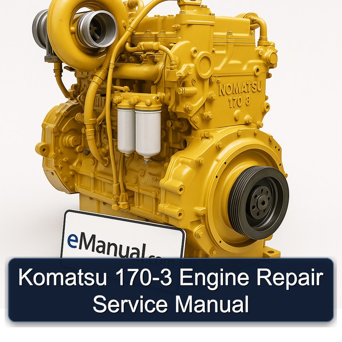Komatsu 170-3 Engine Repair Service Manual 