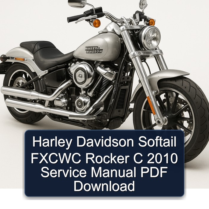Harley Davidson Softail FXCWC Rocker C 2010 Service Manual PDF Download