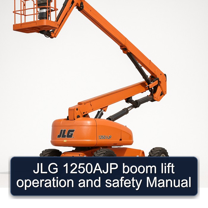 JLG 1250AJP boom lift operation and safety Manual 