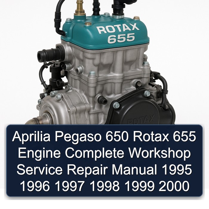 Aprilia Pegaso 650 Rotax 655 Engine Complete Workshop Service Repair Manual 1995 1996 1997 1998 1999 2000 