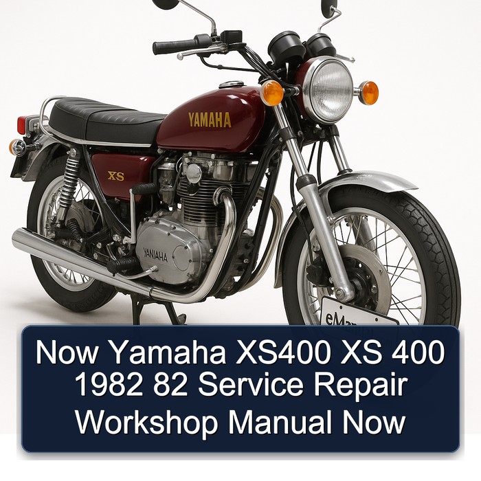 Now Yamaha XS400 XS 400 1982 82 Service Repair Workshop Manual Now