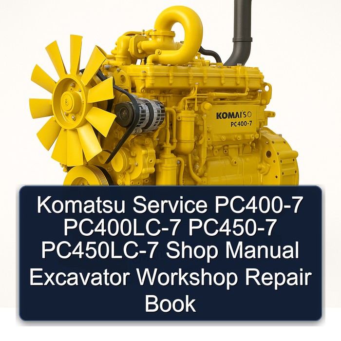 Manual de taller para excavadoras Komatsu PC400-7, PC400LC-7, PC450-7, PC450LC-7