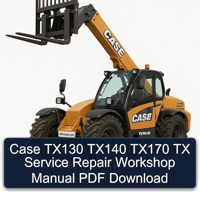 Reparaturanleitung für Case TX130, TX140, TX170 (PDF)