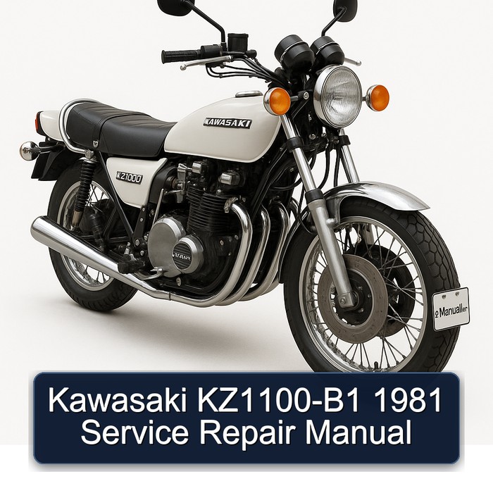 Kawasaki KZ1100-B1 1981 Manual de servicio y reparación