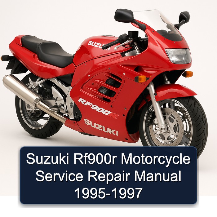 Suzuki Rf900r Motorcycle Manual de servicio y reparación 1995-1997