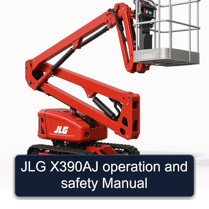 Jlg X390AJ Operation and Safety Manual PDF Download