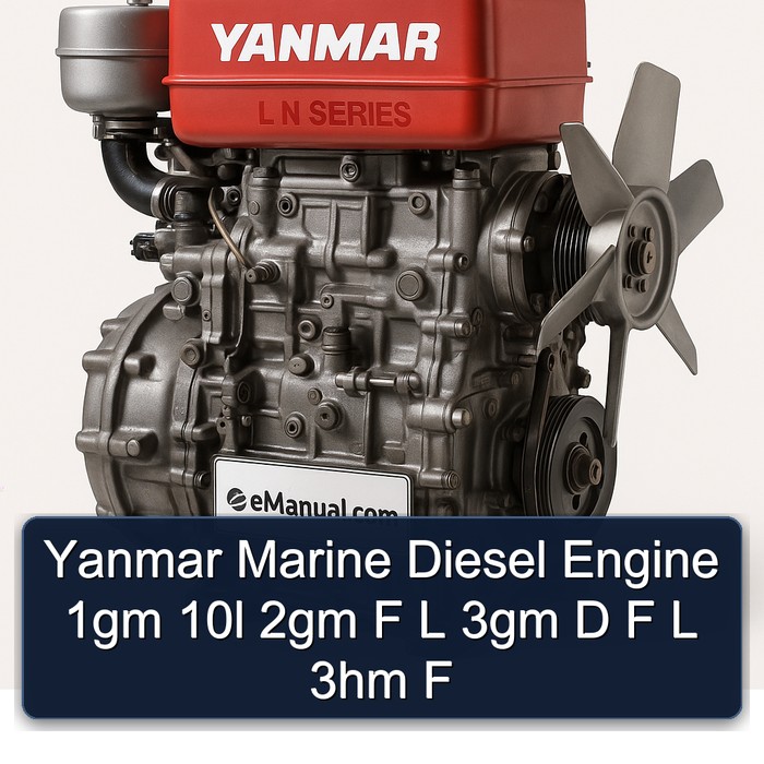 Motores Diésel Marinos Yanmar 1GM10L, 2GMF/L, 3GMD/F/L, 3HMF
