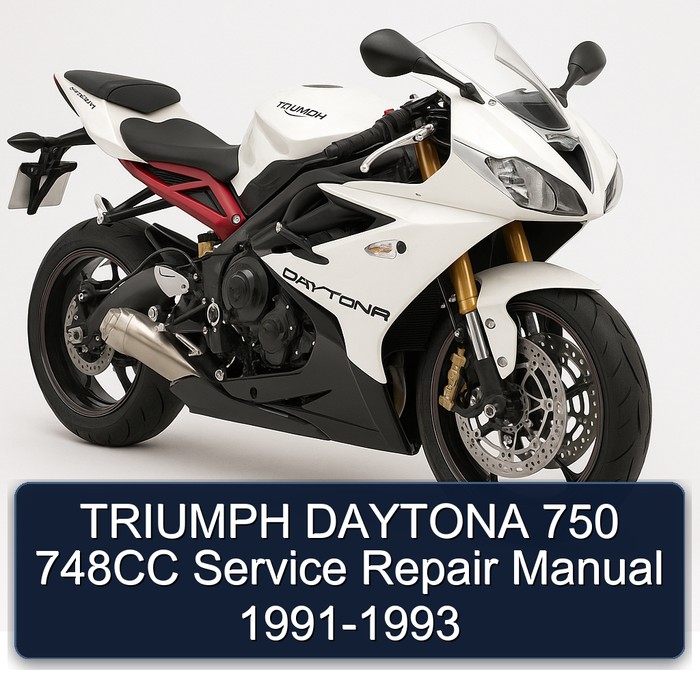 TRIUMPH DAYTONA 750 748CC Service Repair Manual 1991-1993