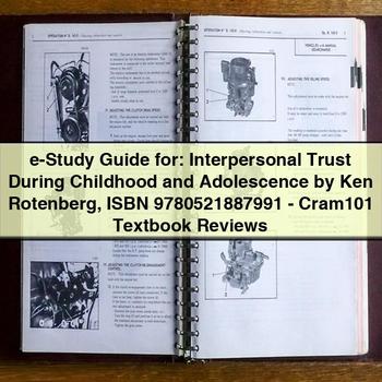 E-Study Guide for Interpersonal Trust During Childhood and Adolescence by Ken Rotenberg (Isbn 9780521887991) PDF Download