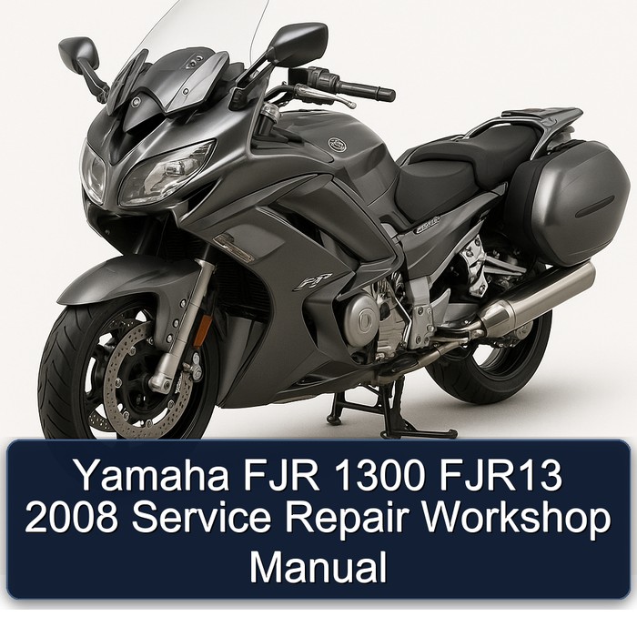 Yamaha FJR 1300 FJR13 2008 Service Repair Workshop Manual 