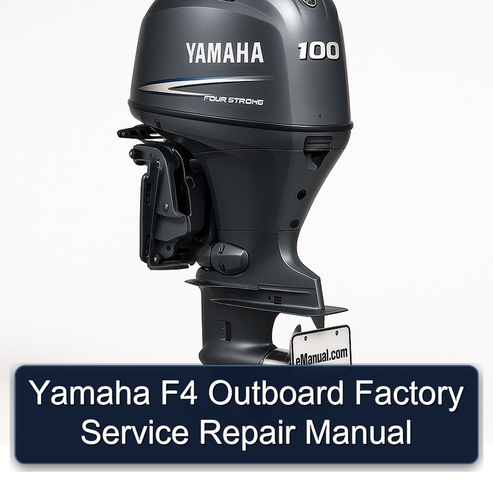 Yamaha F4 Outboard Factory Service Repair Manual 