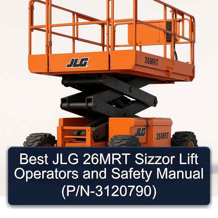Best Jlg 26MRT Sizzor Lift Operators and Safety Manual (P/N-3120790) PDF Download