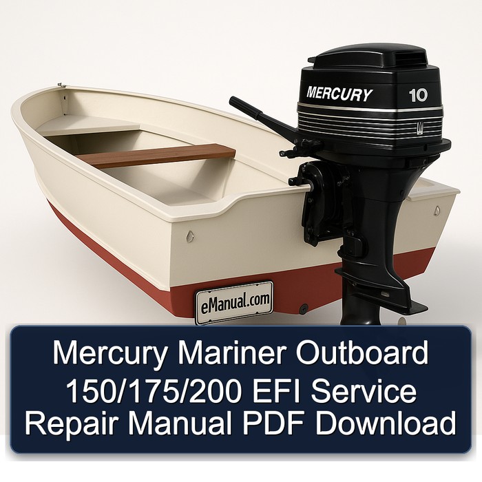 Mercury Mariner Outboard 150/175/200 EFI Manual de servicio y reparación PDF Download