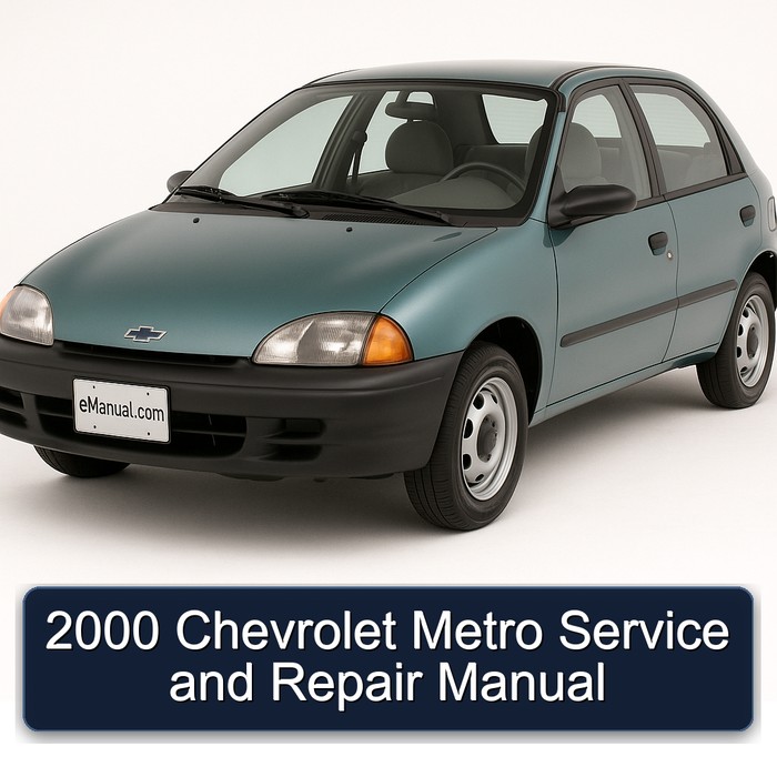 2000 Chevrolet Metro Manual de servicio y reparación