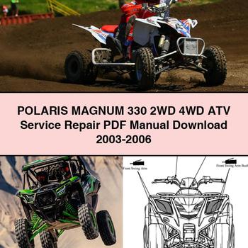 POLARIS MAGNUM 330 2WD 4WD ATV Manual de servicio y reparación 2003-2006