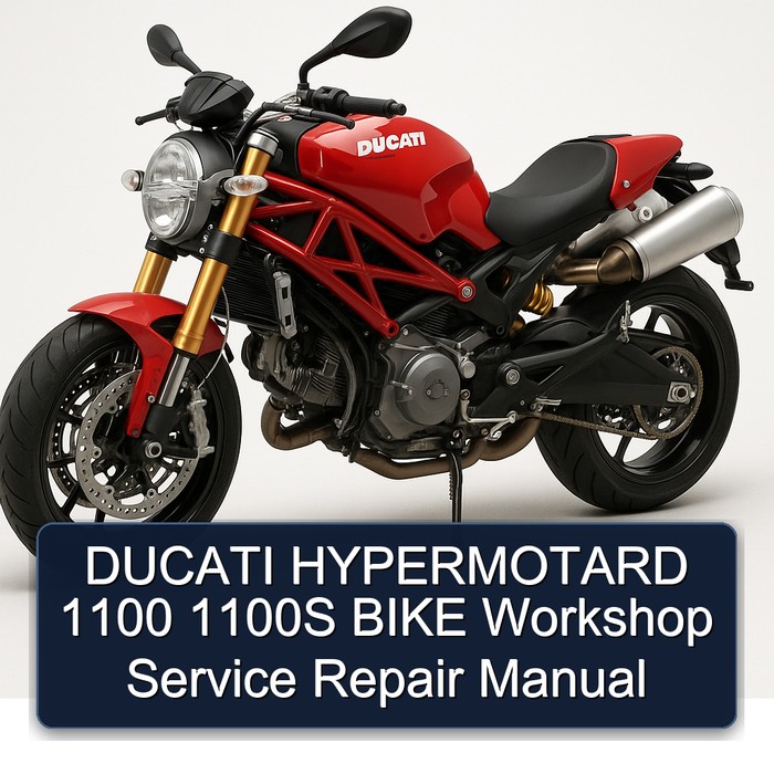 DUCATI HYPERMOTARD 1100 1100S BIKE Workshop Manual de servicio y reparación