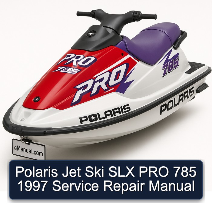Polaris Jet Ski SLX PRO 785 1997 Manual de servicio y reparación