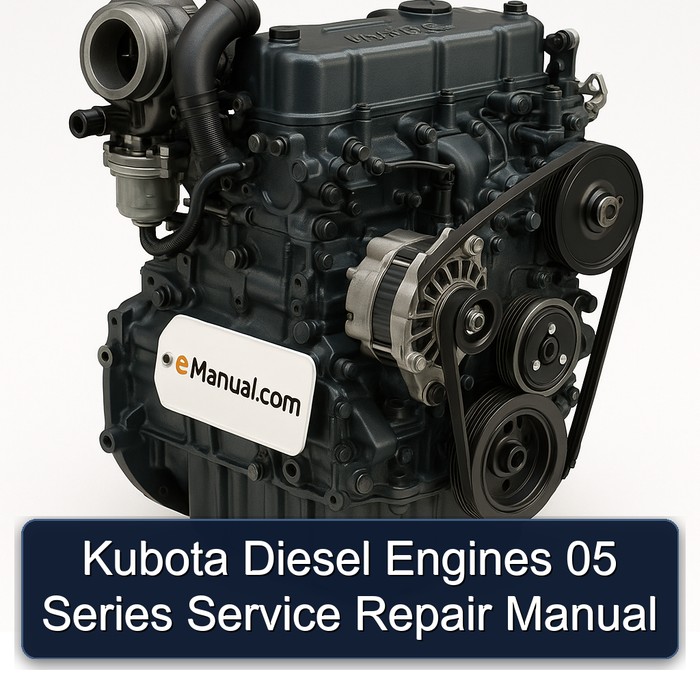 Kubota Diesel Engines 05 Series Service Repair Manual