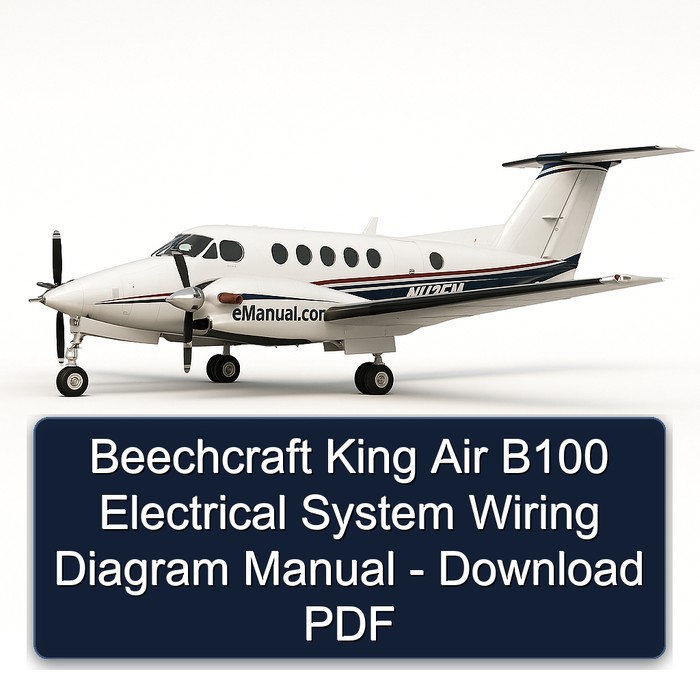 Beechcraft King Air B100 Electrical System Wiring Diagram Manual - Download PDF