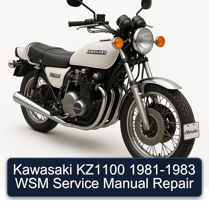 Kawasaki KZ1100 1981-1983 WSM Service Manual Repair