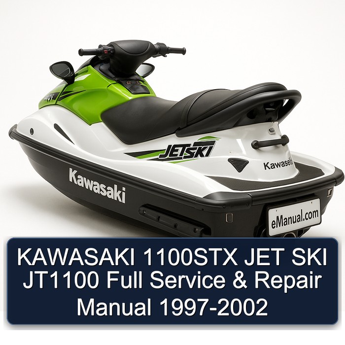 KAWASAKI 1100STX JET SKI JT1100 Full Service & Repair Manual 1997-2002