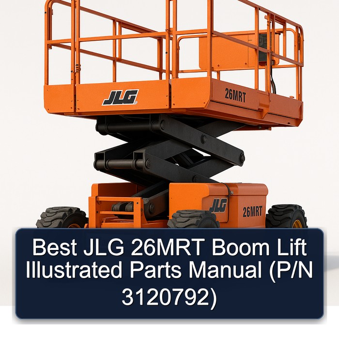 Best Jlg 26MRT Boom Lift (P/N 3120792) Parts Catalog PDF Download