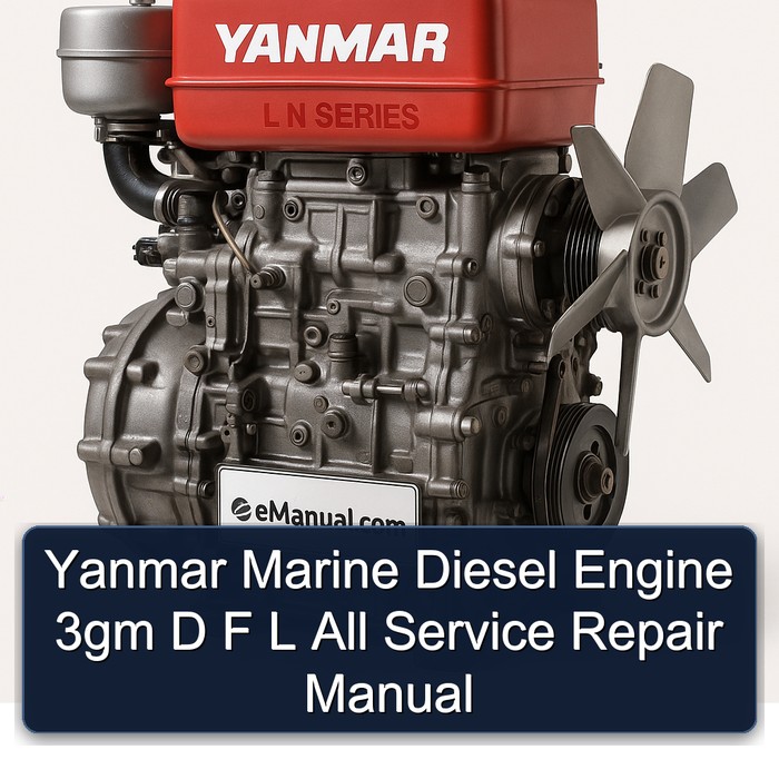 Manual de Reparación Completo para Motor Diésel Marino Yanmar 3GM-DFL