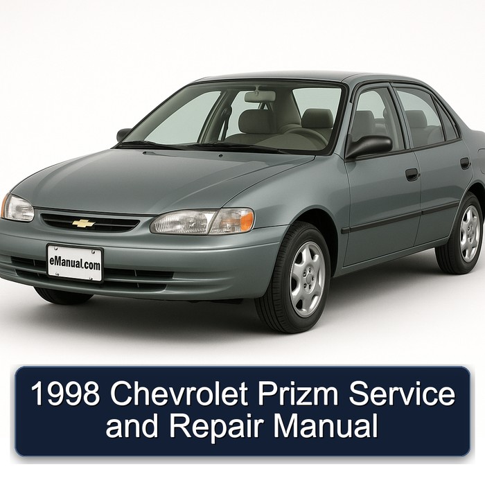 1998 Chevrolet Prizm Manual de servicio y reparación