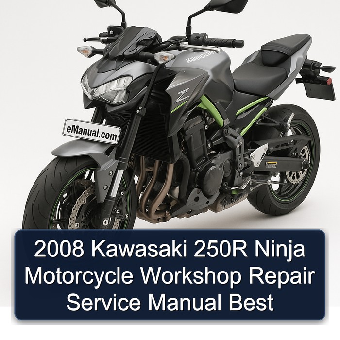 2008 Kawasaki 250R Ninja Motorcycle Workshop Repair Service Manual Best