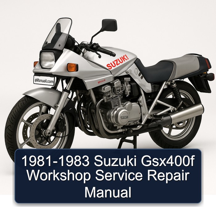 1981-1983 Suzuki Gsx400f Workshop Manual de servicio y reparación
