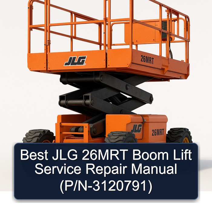 Best Jlg 26MRT Boom Lift (P/N-3120791) Workshop Service Repair Manual PDF Download