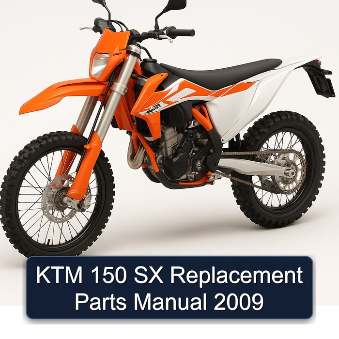 KTM 150 SX Replacement Parts Manual 2009