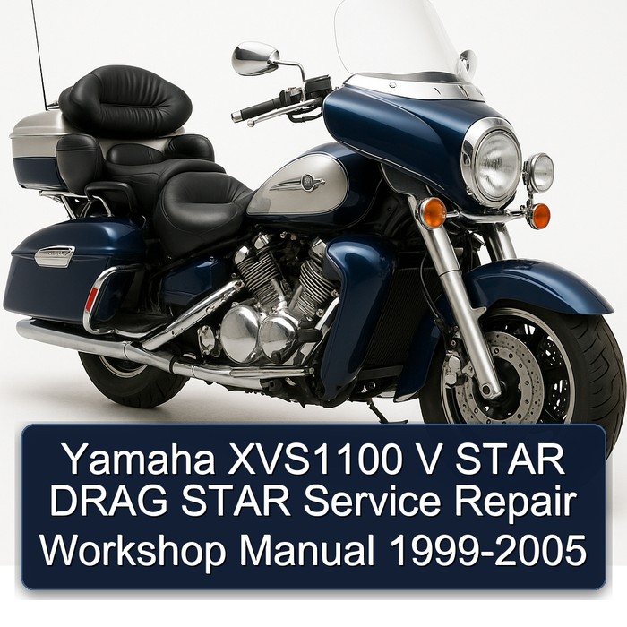 2005 Yamaha XVS1100 V Star Drag Star Workshop Service Repair Manual PDF Download