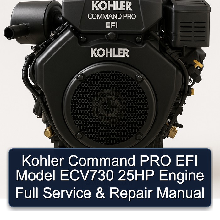 Kohler Command PRO EFI Model ECV730 25HP Engine Full Manual de servicio y reparación