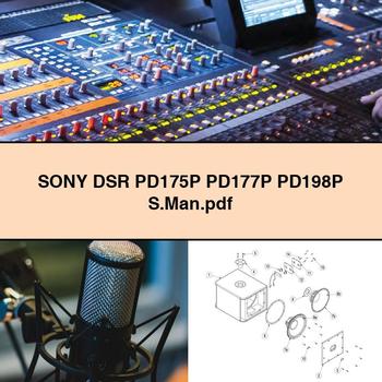 SONY DSR PD175P PD177P PD198P S.Man 