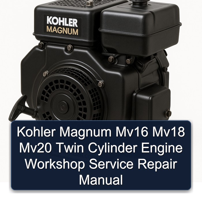 Kohler Magnum MV16/18/20 Zylinder-Motor Werkstatt-Reparaturhandbuch