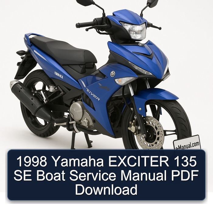 1998 Yamaha EXCITER 135 SE Boat Service Manual PDF Download