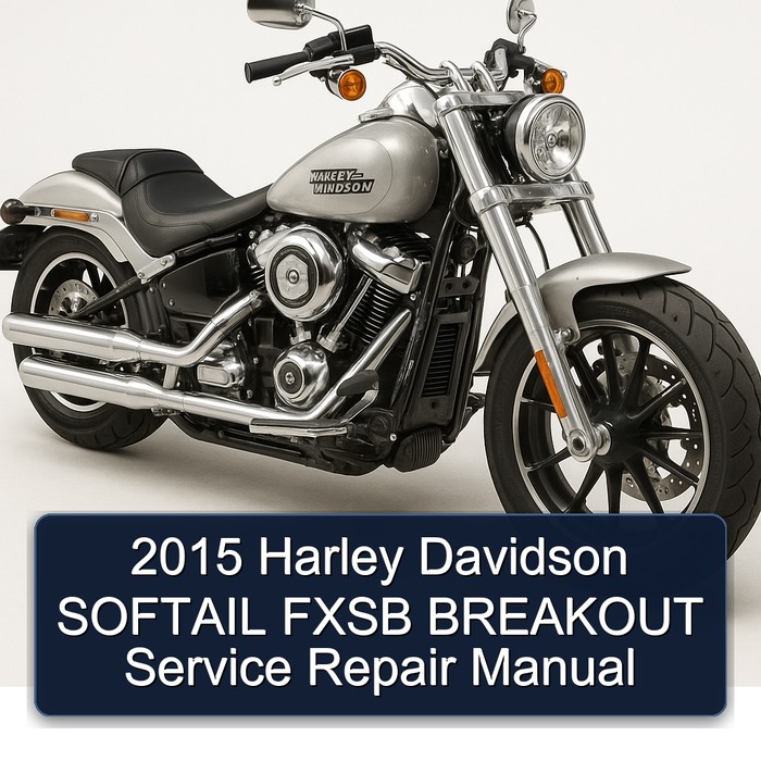 2015 Harley Davidson SOFTAIL FXSB BREAKOUT Manual de servicio y reparación