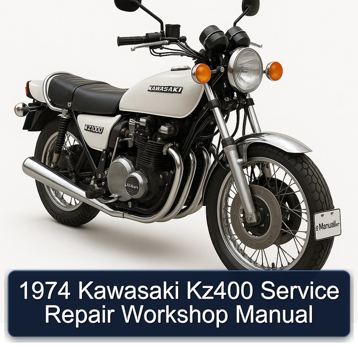 1974 Kawasaki Kz400 Service Repair Workshop Manual