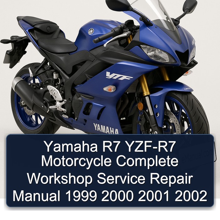 Yamaha R7 YZF-R7 Motorcycle Complete Workshop Service Repair Manual 1999 2000 2001 2002