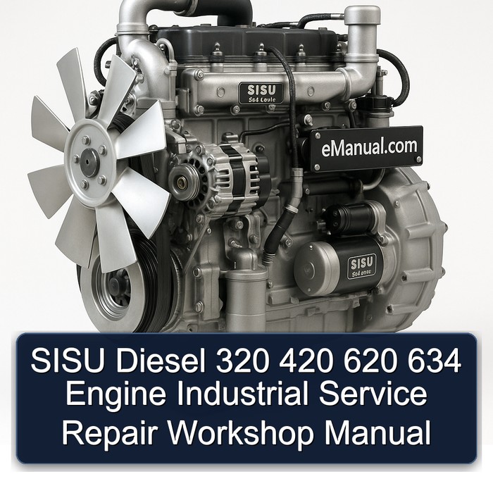 Manual de Servicio y Reparación del Motor Industrial SISU Diesel 320 420 620 634
