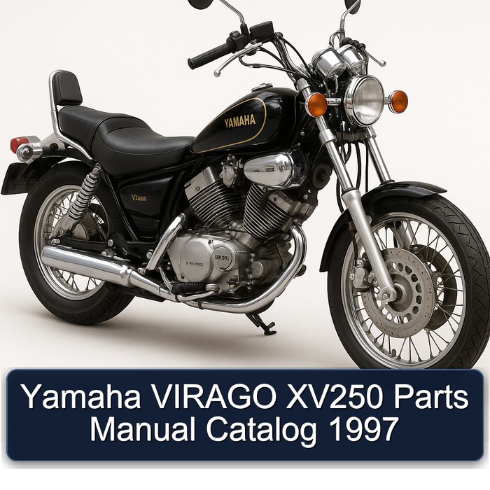 Yamaha VIRAGO XV250 Parts Manual Catalog 1997