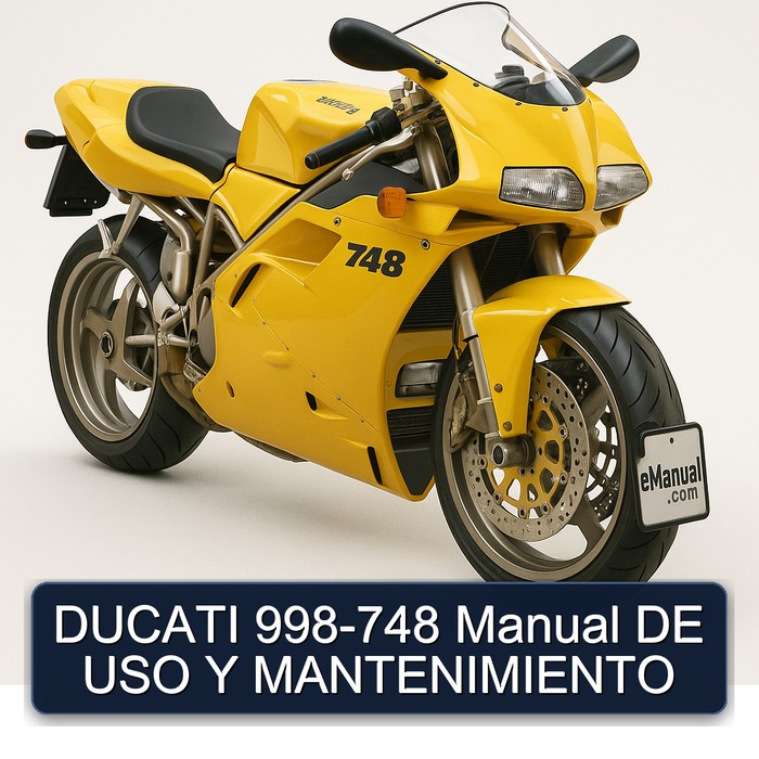DUCATI 998-748 Manual DE USO Y MANTENIMIENTO