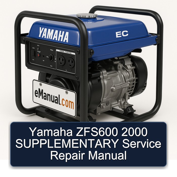 Yamaha ZFS600 2000 SUPPLEMENTARY Manual de servicio y reparación