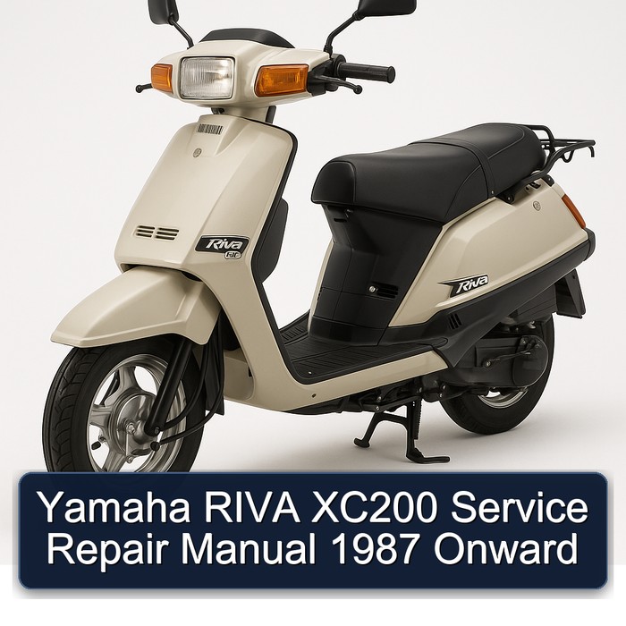 Yamaha RIVA XC200 Service Repair Manual 1987 Onward