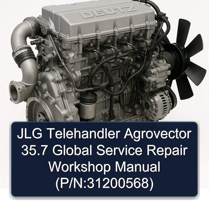 JLG Telehandler 2906H Service Repair Workshop Manual (P/N:31200568)