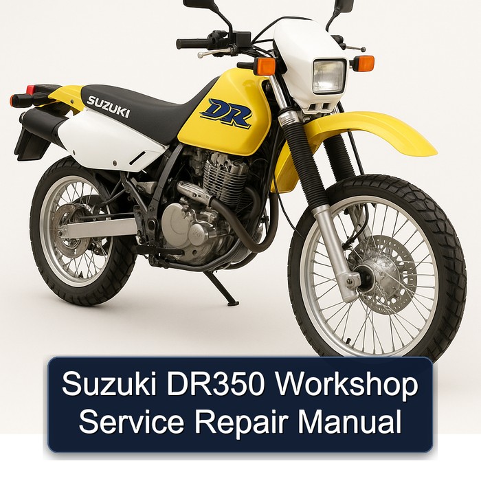 Suzuki DR350 Workshop Manual de servicio y reparación