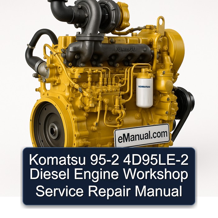 Komatsu 95-2 4D95LE-2 Diesel Engine Workshop Manual de servicio y reparación