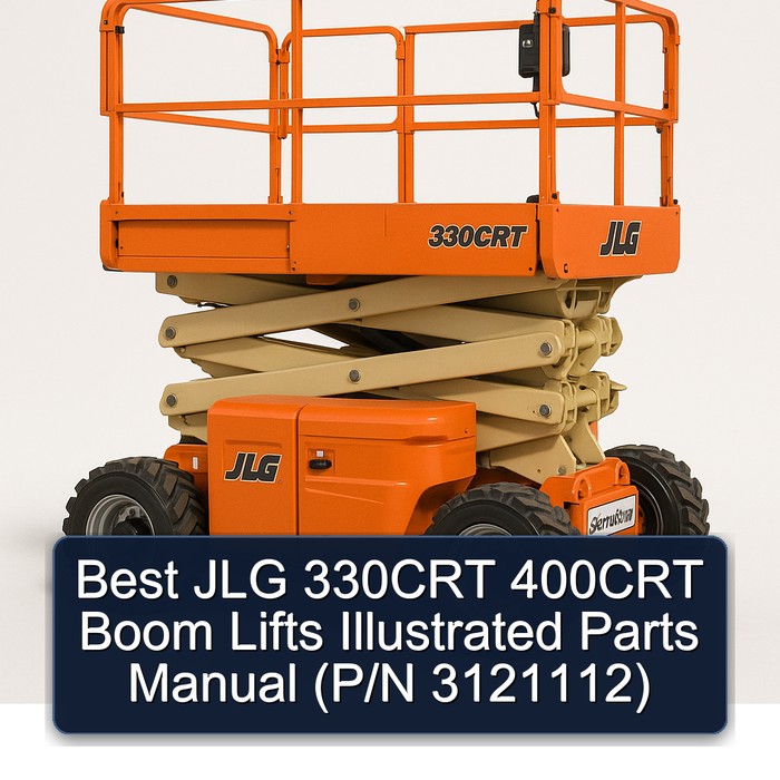 Best Jlg 330CRT 400CRT Boom Lifts (P/N 3121112) Parts Catalog PDF Download